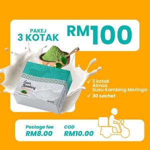 3 Kotak Susu Kambing Moringa